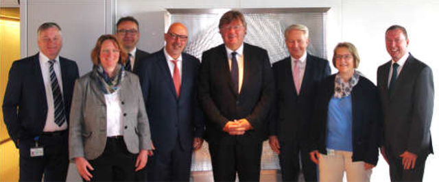 VdB Bundesvorstand mit Dr. Johannes Beermann