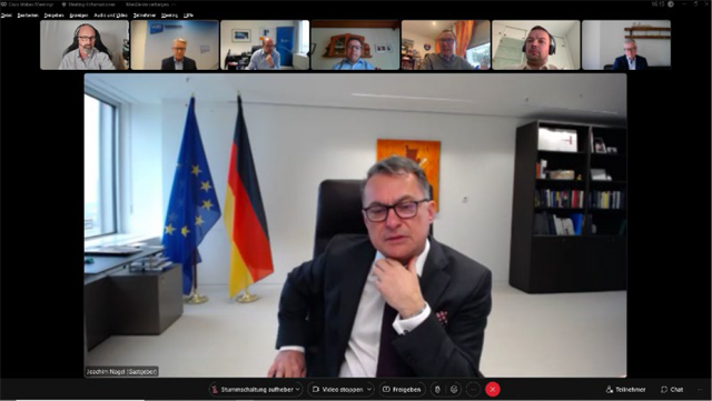 VdB Bundesvorstand mit Dr. Joachim Nagel in einer Videokonferenz